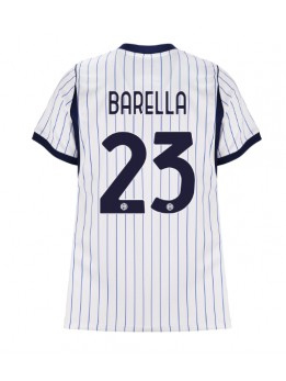 Inter Milan Nicolo Barella #23 Replika Borta Kläder Dam 2026-27 Kortärmad Inter Milan Nicolo Barella #23 Replika Borta Kläder Dam 2026-27 Kortärmad